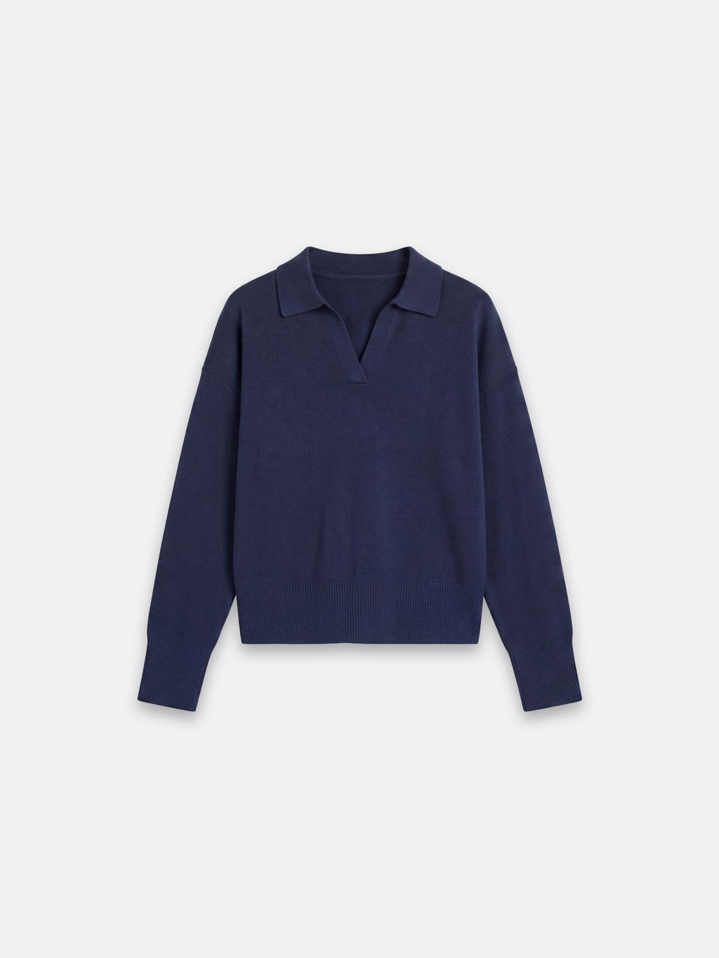 BASIC POLO SWEATER