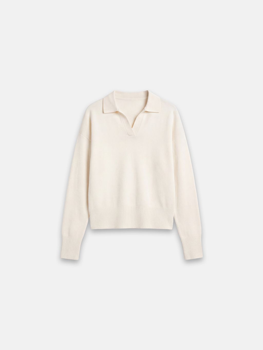 BASIC POLO SWEATER