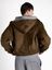 SUEDE-EFFECT BOMBER JACKET WITH HOOD - view 3