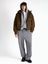 SUEDE-EFFECT BOMBER JACKET WITH HOOD - view 2