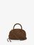 MINI SUEDE-EFFECT HANDBAG WITH DOUBLE HANDLES - view 2