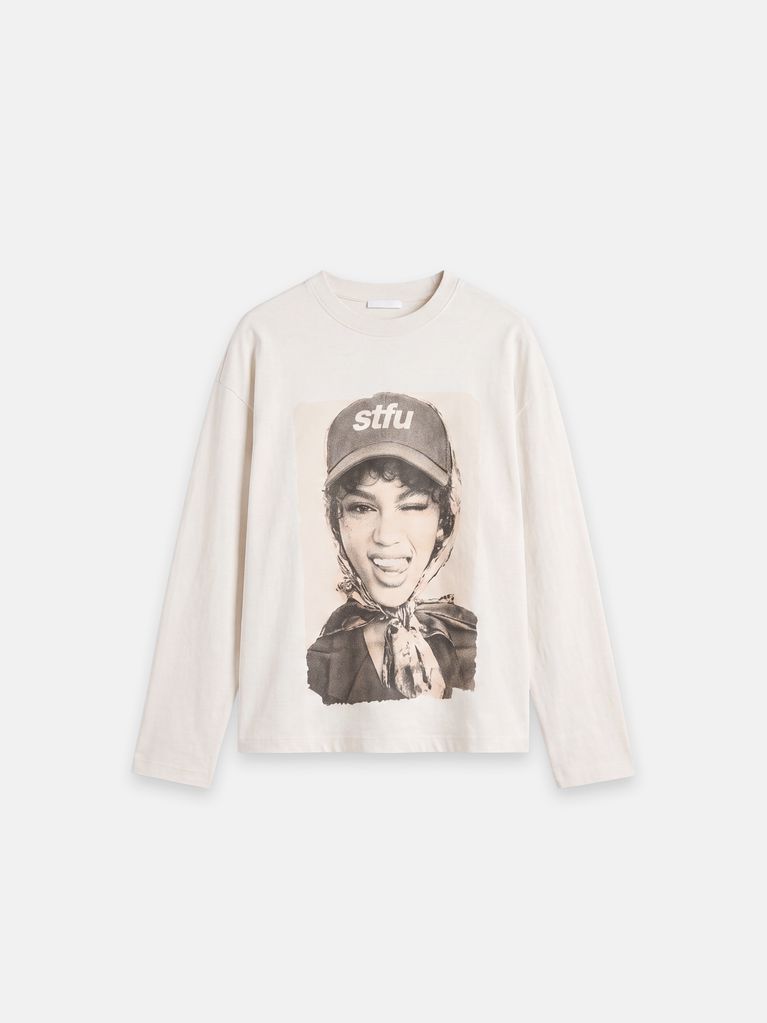 STFU PHOTO PRINT LONG-SLEEVE T-SHIRT - view 6
