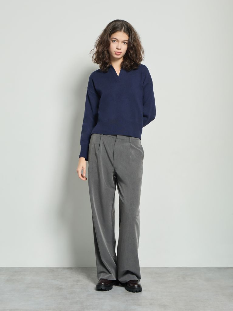 BASIC POLO SWEATER - view 3