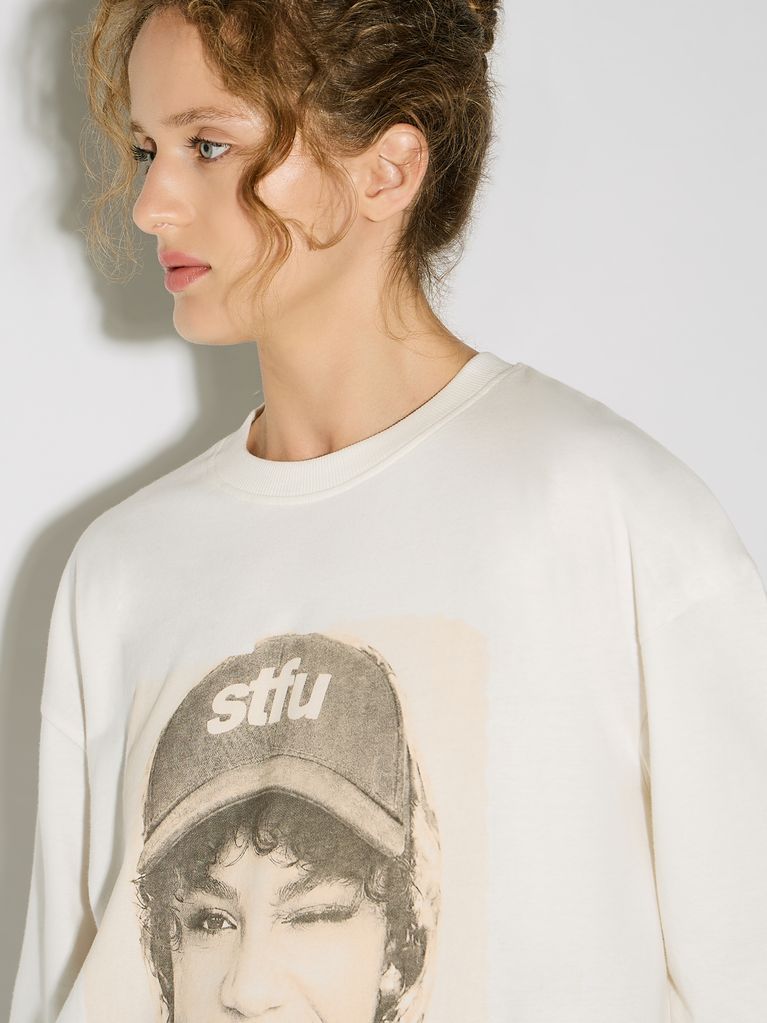 STFU PHOTO PRINT LONG-SLEEVE T-SHIRT - view 4