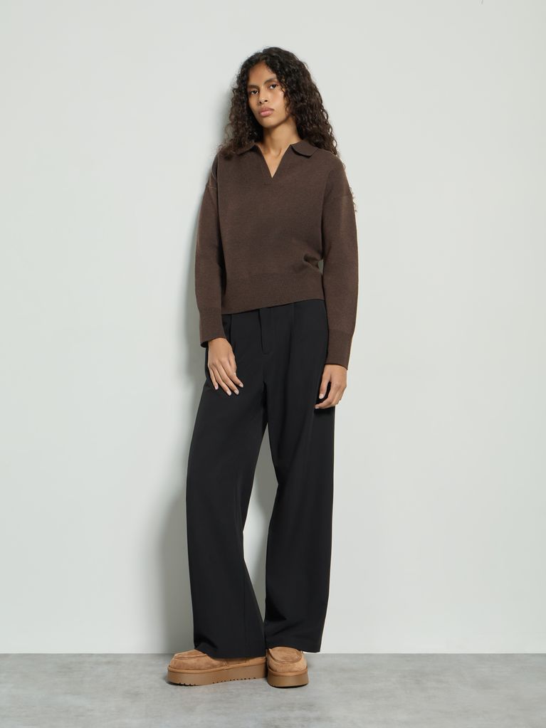 BASIC POLO SWEATER - view 3