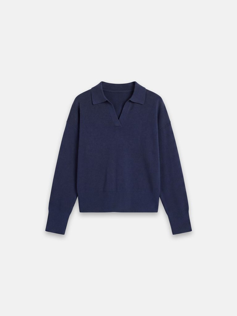 BASIC POLO SWEATER - view 6