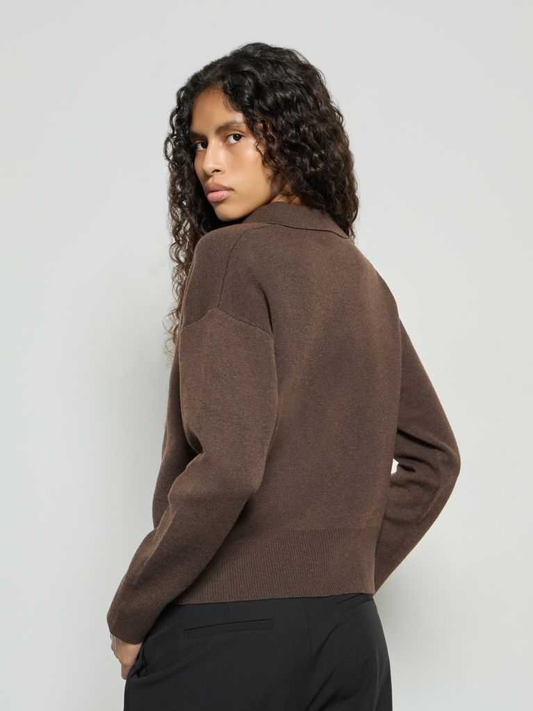 BASIC POLO SWEATER - view 2
