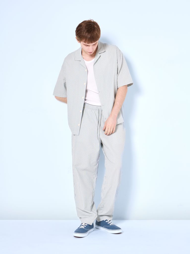 STRIPED PYJAMA SHIRT - view 4