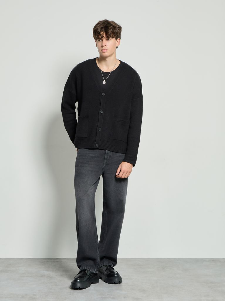 БАЗОВЫЙ КАРДИГАН НА ПУГОВИЦАХ - view 4