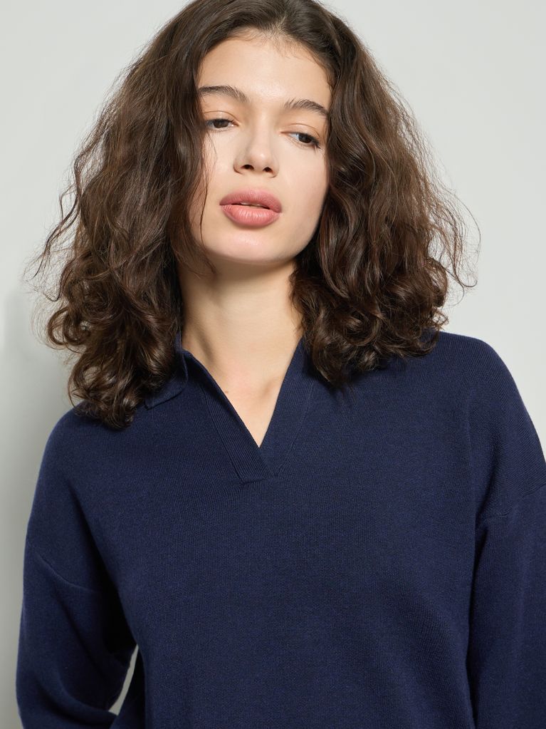 BASIC POLO SWEATER - view 1