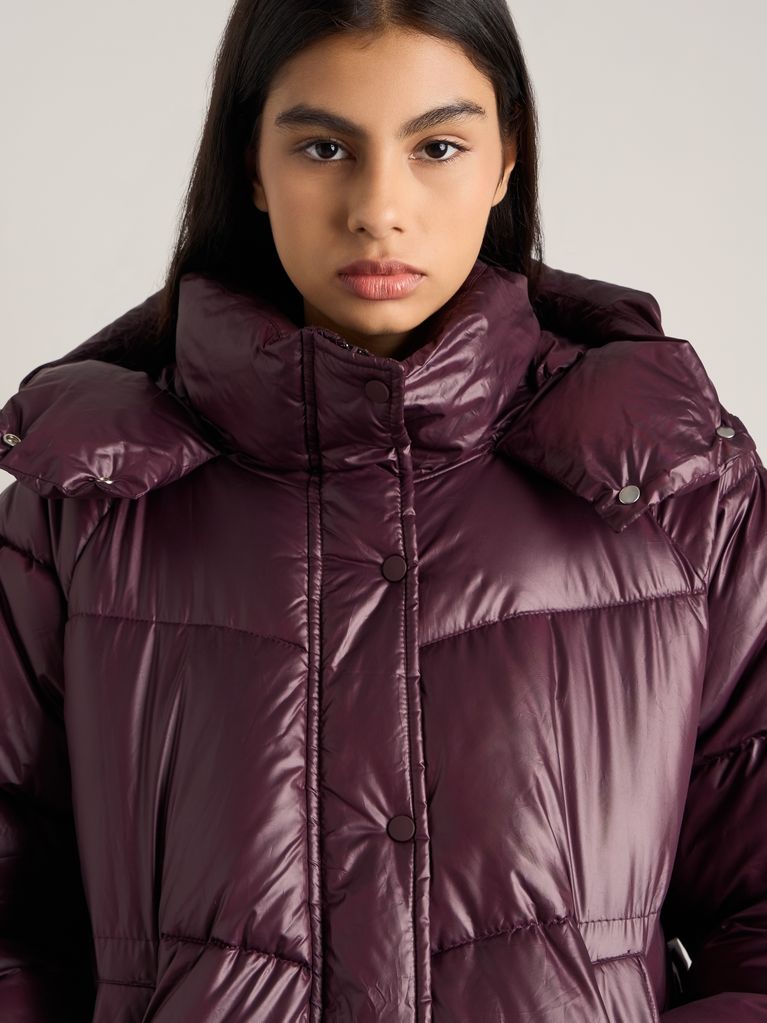 PUFFER JACKET WITH HOOD - view 3