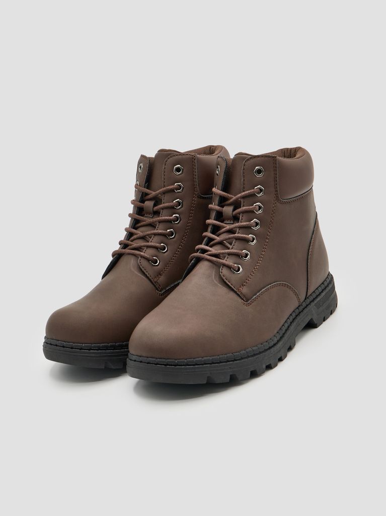 BASIC LACE UP  ANKLE BOOTS - view 3