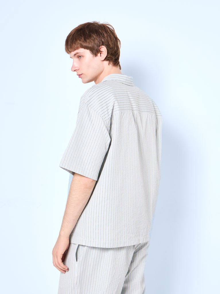 STRIPED PYJAMA SHIRT - view 2